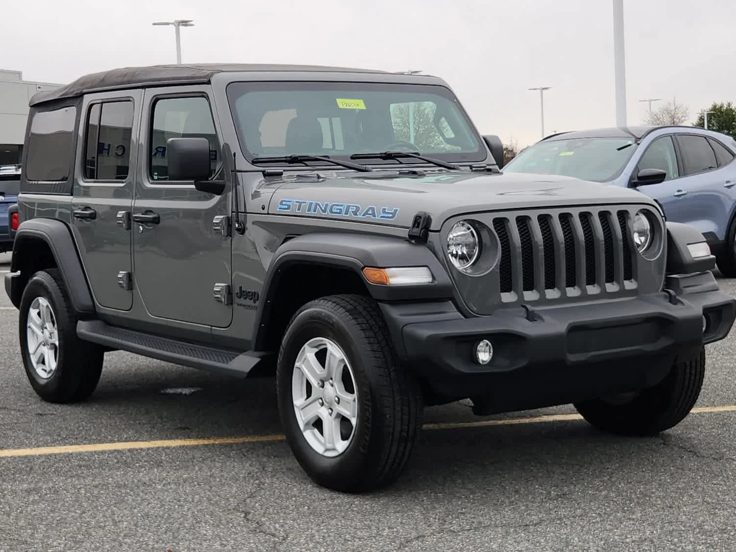 Certified Used 2022 Sting-Gray Clearcoat Jeep Unlimited Sport S image 2