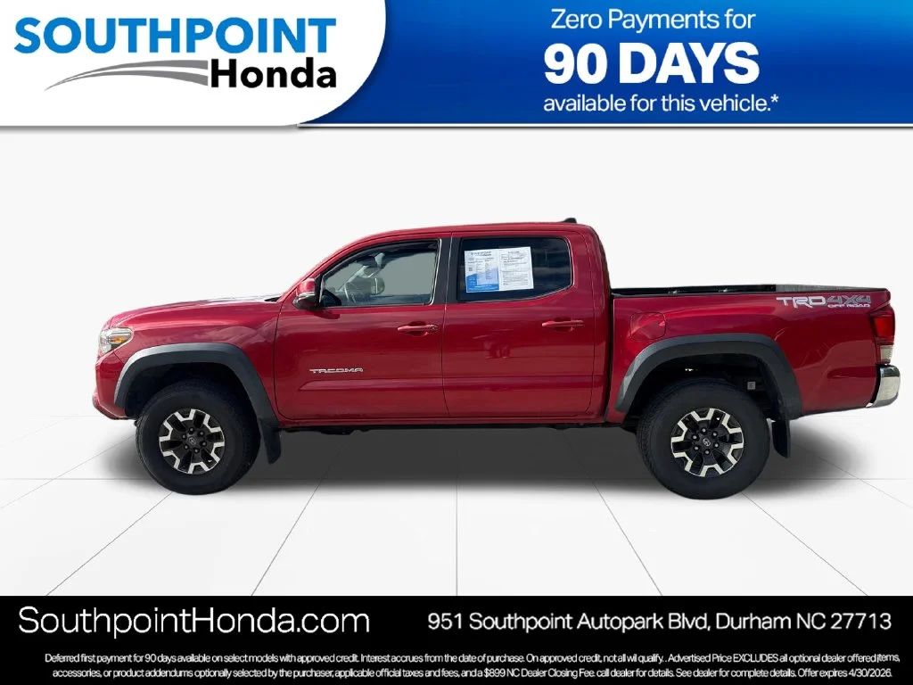Used 2016 Barcelona Red Metallic Toyota TRD Off-Road image 4