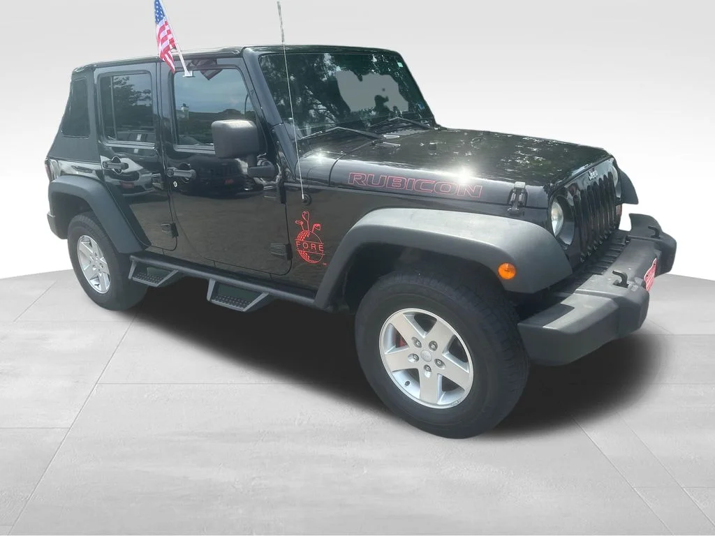 Used 2014 Black Jeep Unlimited Rubicon image 28