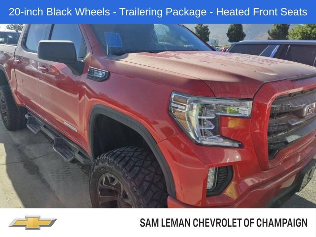 Used 2021 CARDINAL RED GMC Elevation image 1