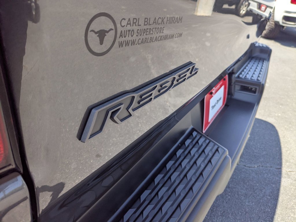 Used 2022 Granite Crystal Metallic Clearcoat Ram Rebel image 29