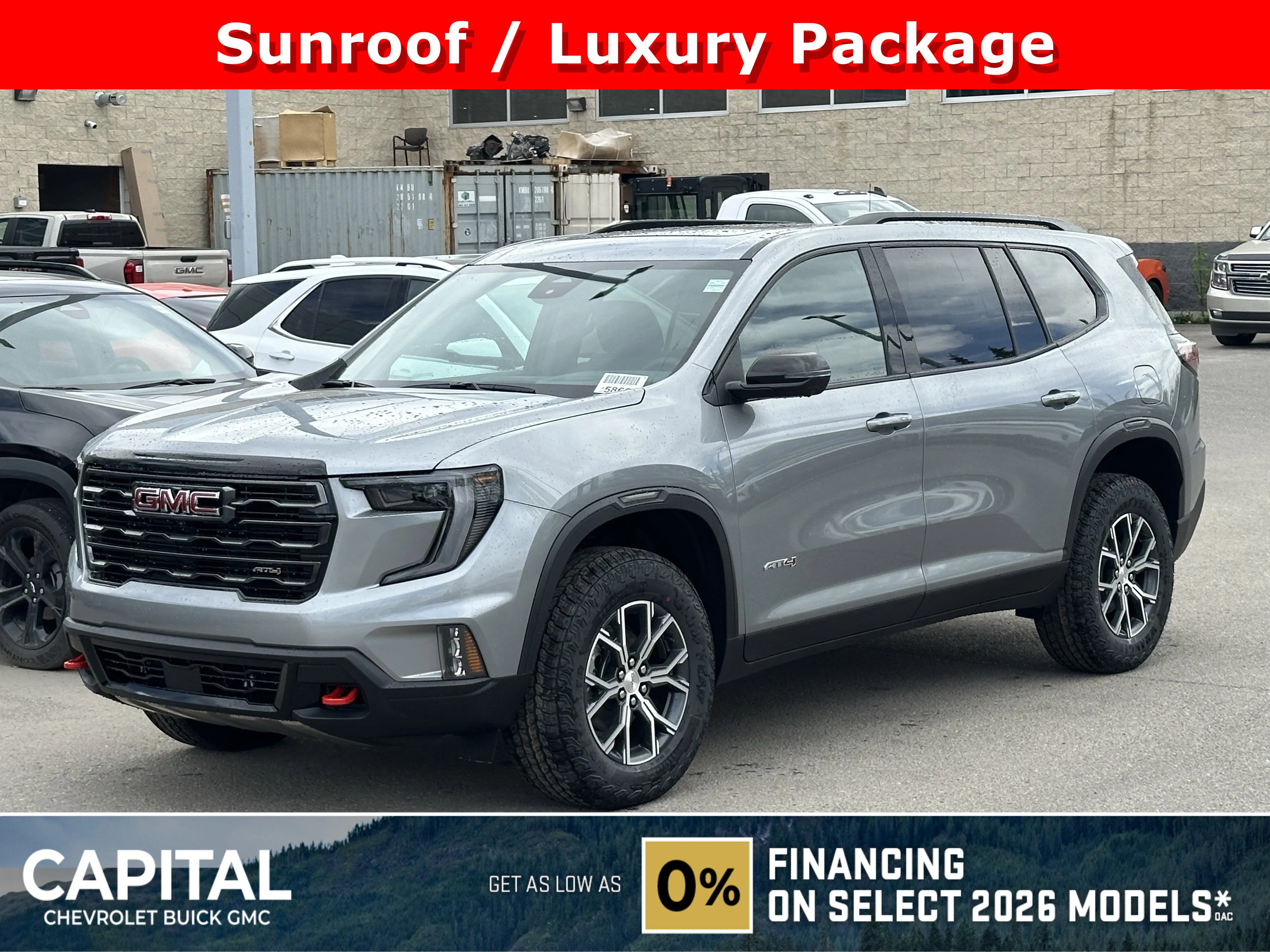 New 2026 Sterling Metallic GMC AT4 image 1
