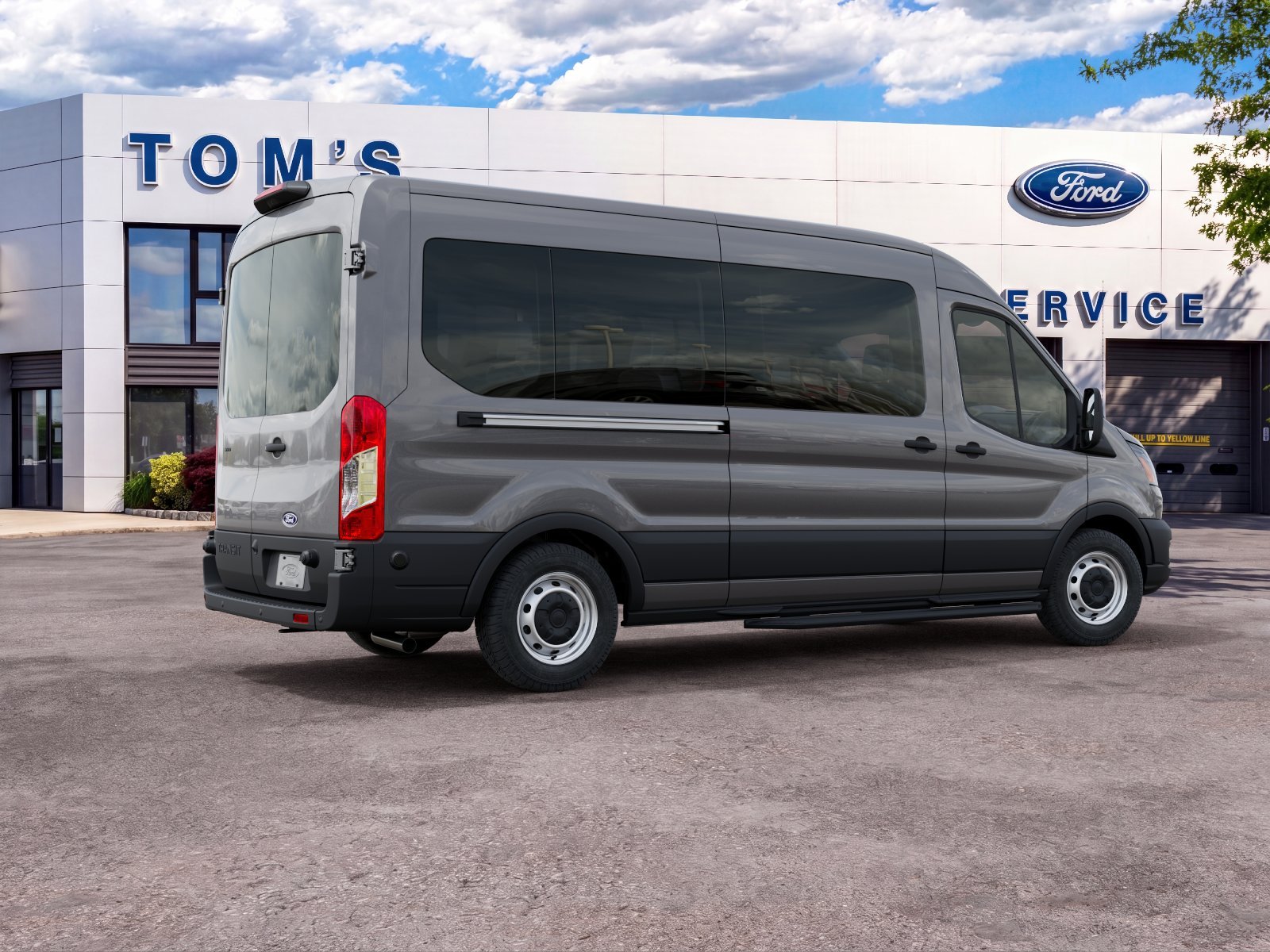 New 2027 Carbonized Gray Metallic Ford Passenger Van XL image 6