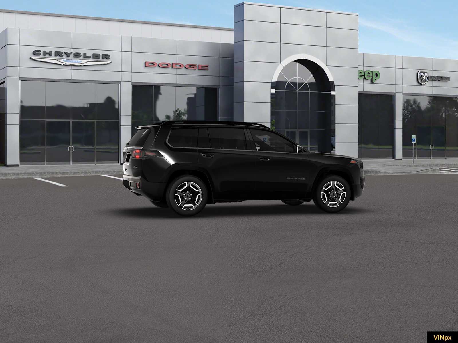 New 2026 Diamond Black Crystal Pearlcoat Jeep Limited image 15