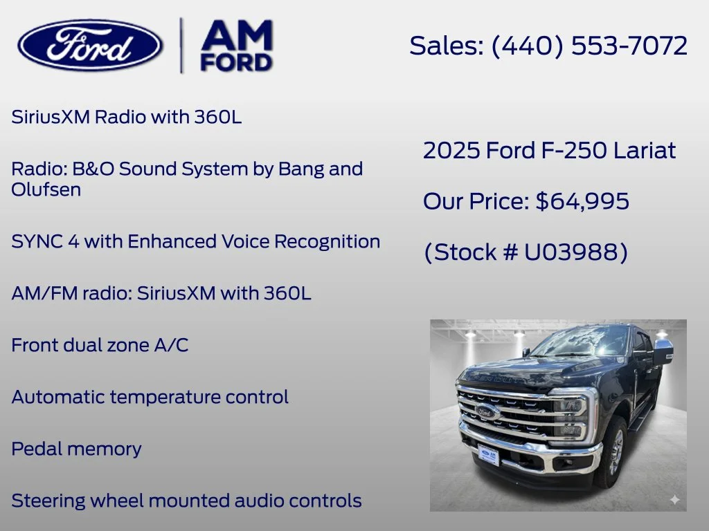 Certified Used 2025 Black Metallic Ford Lariat image 21