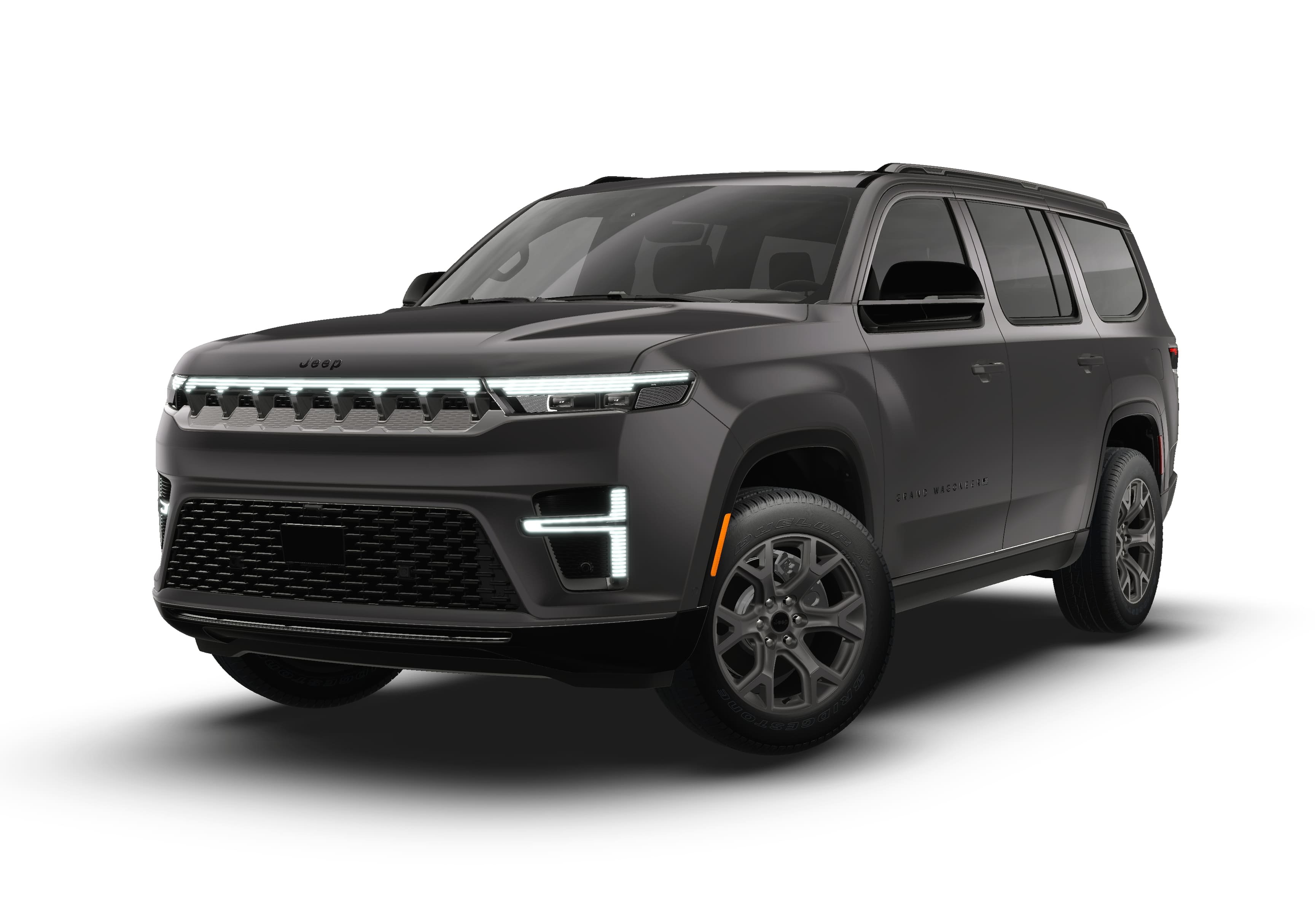 New 2026 Baltic-Gray Metallic Clear-Coat Exterior Paint Jeep Grand Wagoneer image 13