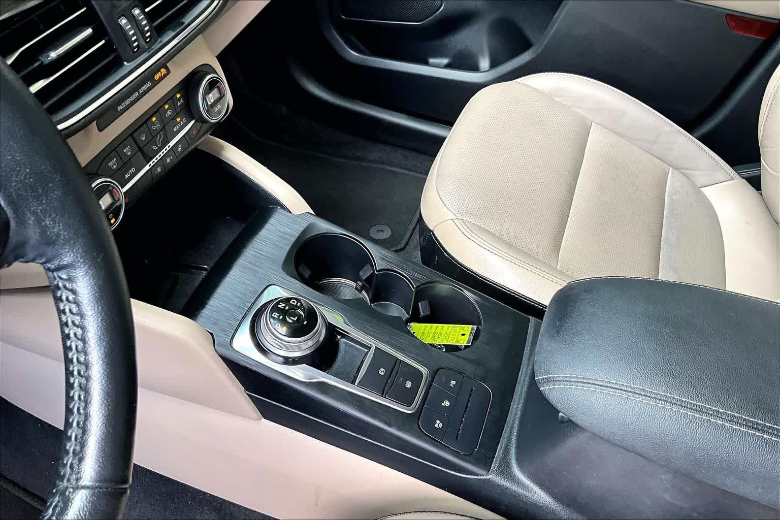 Used 2020 Star White Metallic Tri-Coat Ford Titanium Hybrid image 16