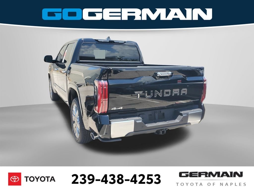 New 2026 Midnight Black Metallic Toyota Tundra Capstone image 9