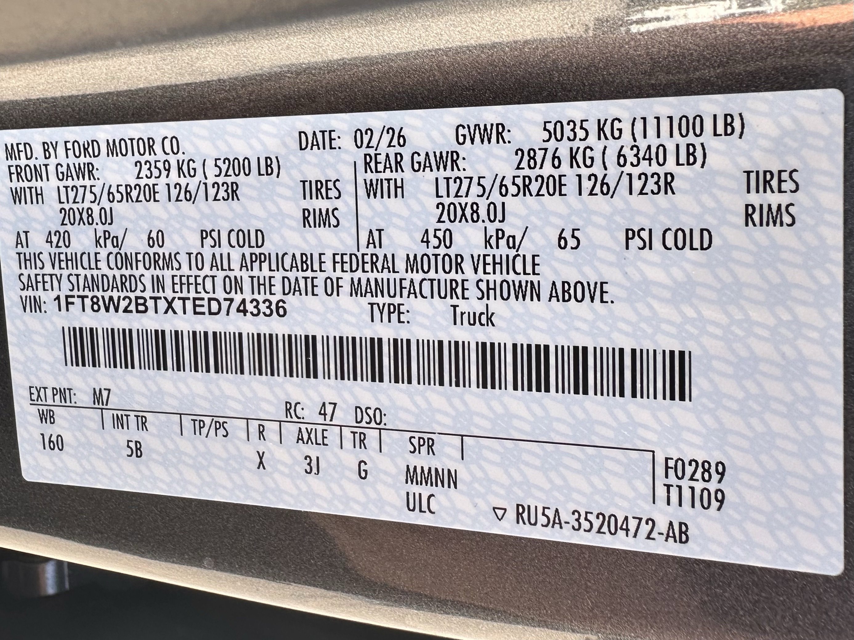 New 2026 Carbonized Gray Metallic Ford F-250® Lariat® image 32