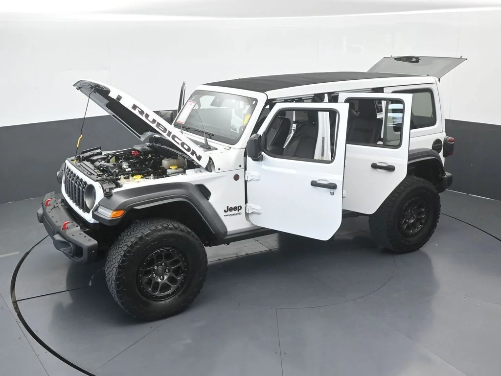 Used 2022 Bright White Clearcoat Jeep Unlimited Rubicon image 67