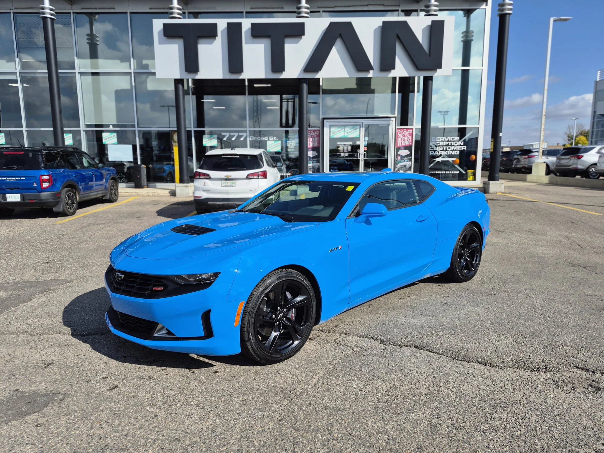 Used 2023 Rapid Blue Chevrolet LT1*455HP!! | 6.2L V8 | Recaro Seats | Sunroof | Performance Exhaust | Rapid Blue | image 2
