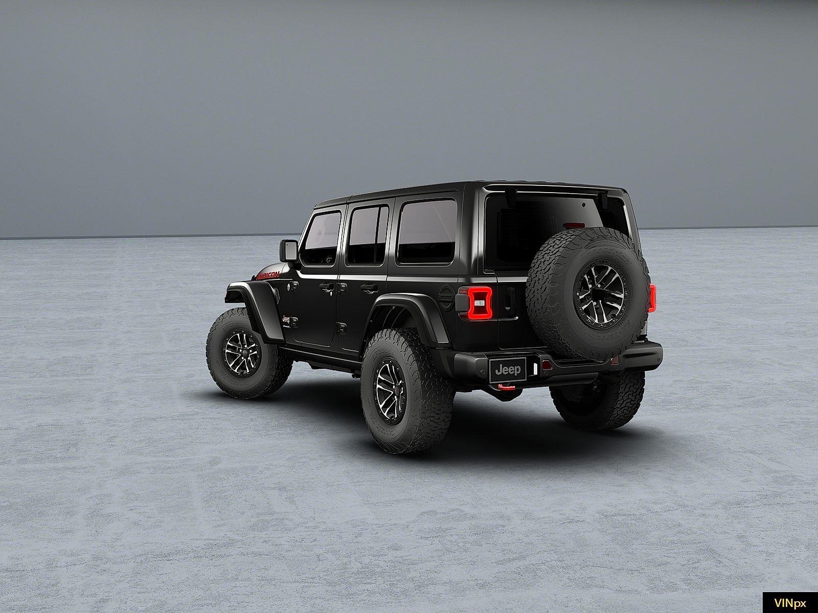 New 2026 Black Clear-Coat Exterior Paint Jeep Rubicon X image 5