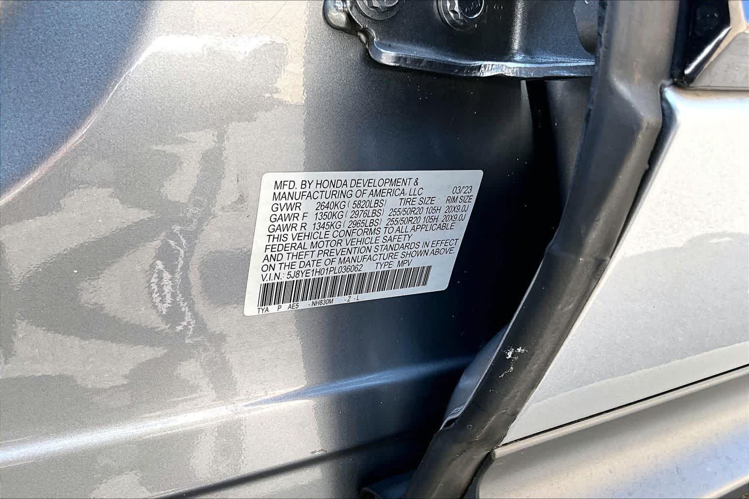 Used 2023 Lunar Silver Metallic Acura w/A-Spec Package image 34