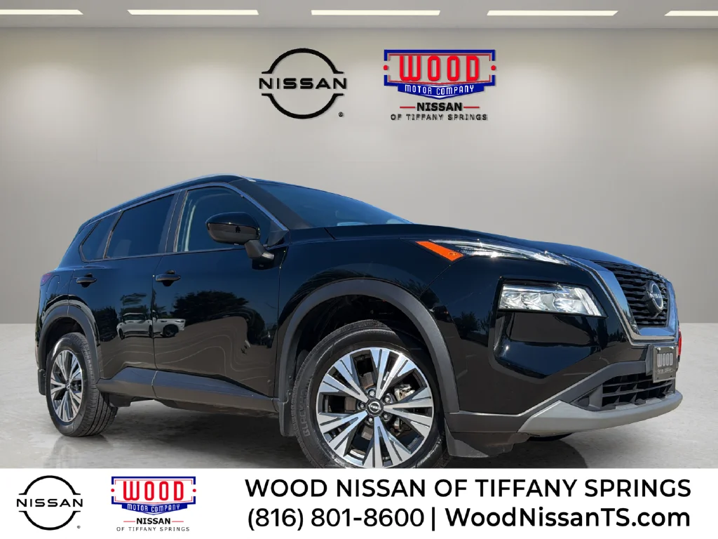 Certified Used 2023 Super Black Nissan SV image 1