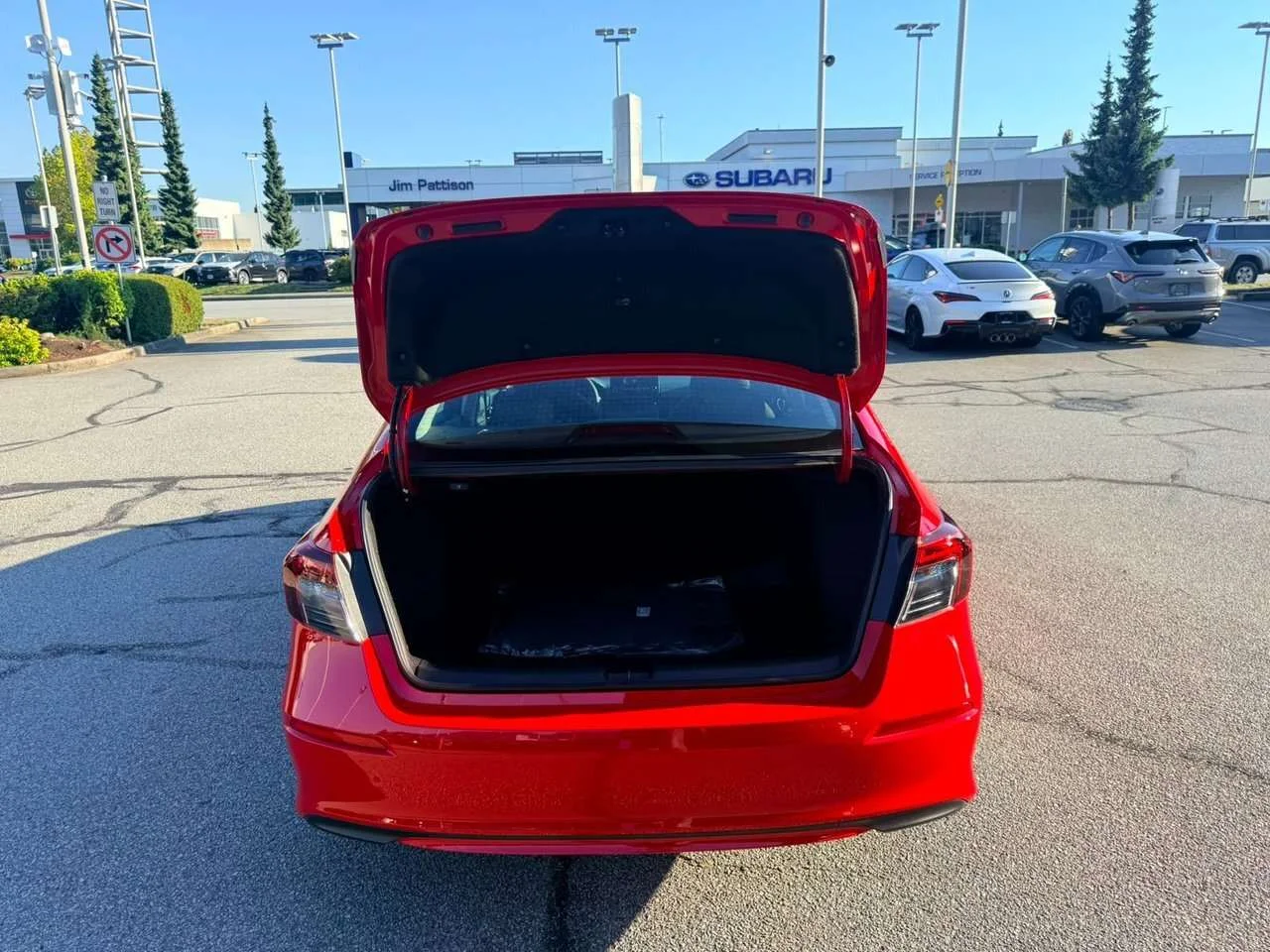 Used 2025 Rallye Red Honda LX CVT Sedan Certified Pre-Owned   One Owner   No image 11