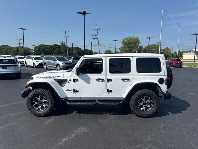 Used 2021 White Jeep Unlimited Rubicon image 2