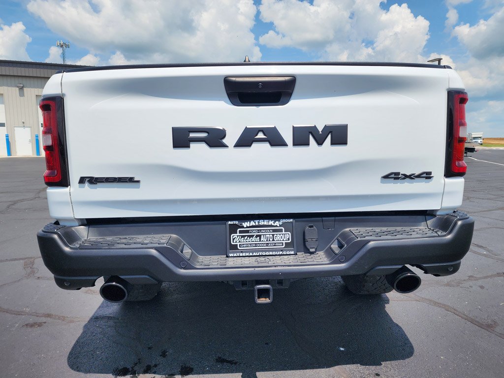Used 2025 Bright White Clearcoat Ram Rebel image 6