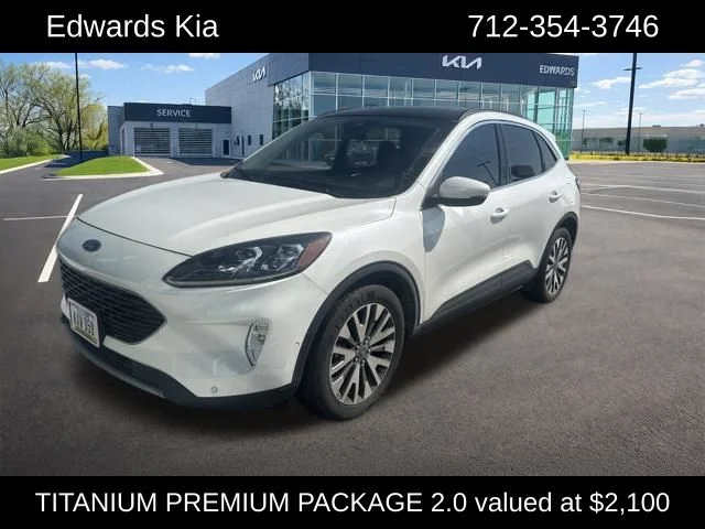 Used 2020 White Ford Titanium image 1