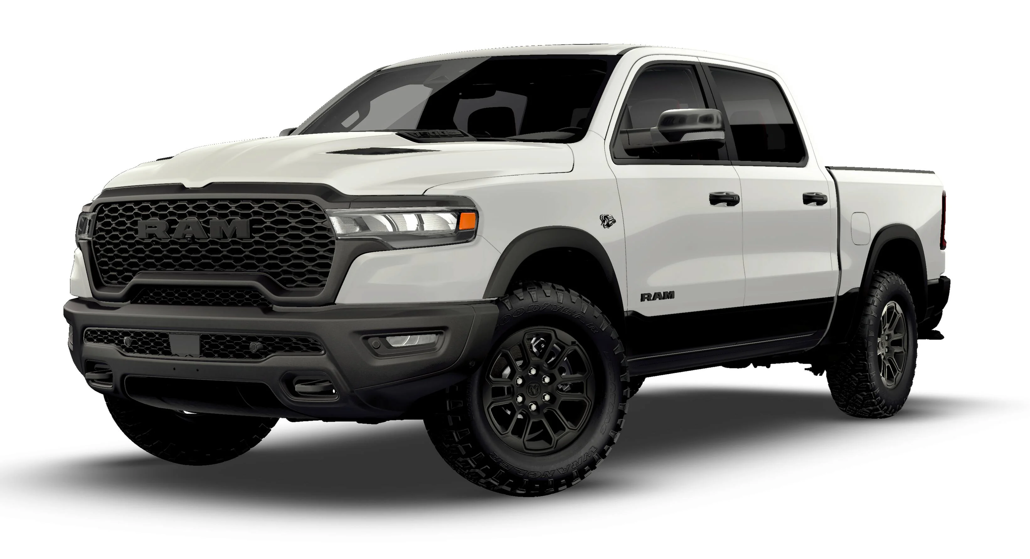 New 2026 Bright White Clear-Coat Exterior Paint RAM REBEL image 27