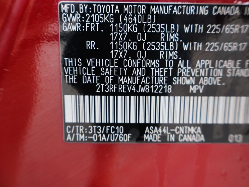 Used 2018 Red Toyota XLE image 30