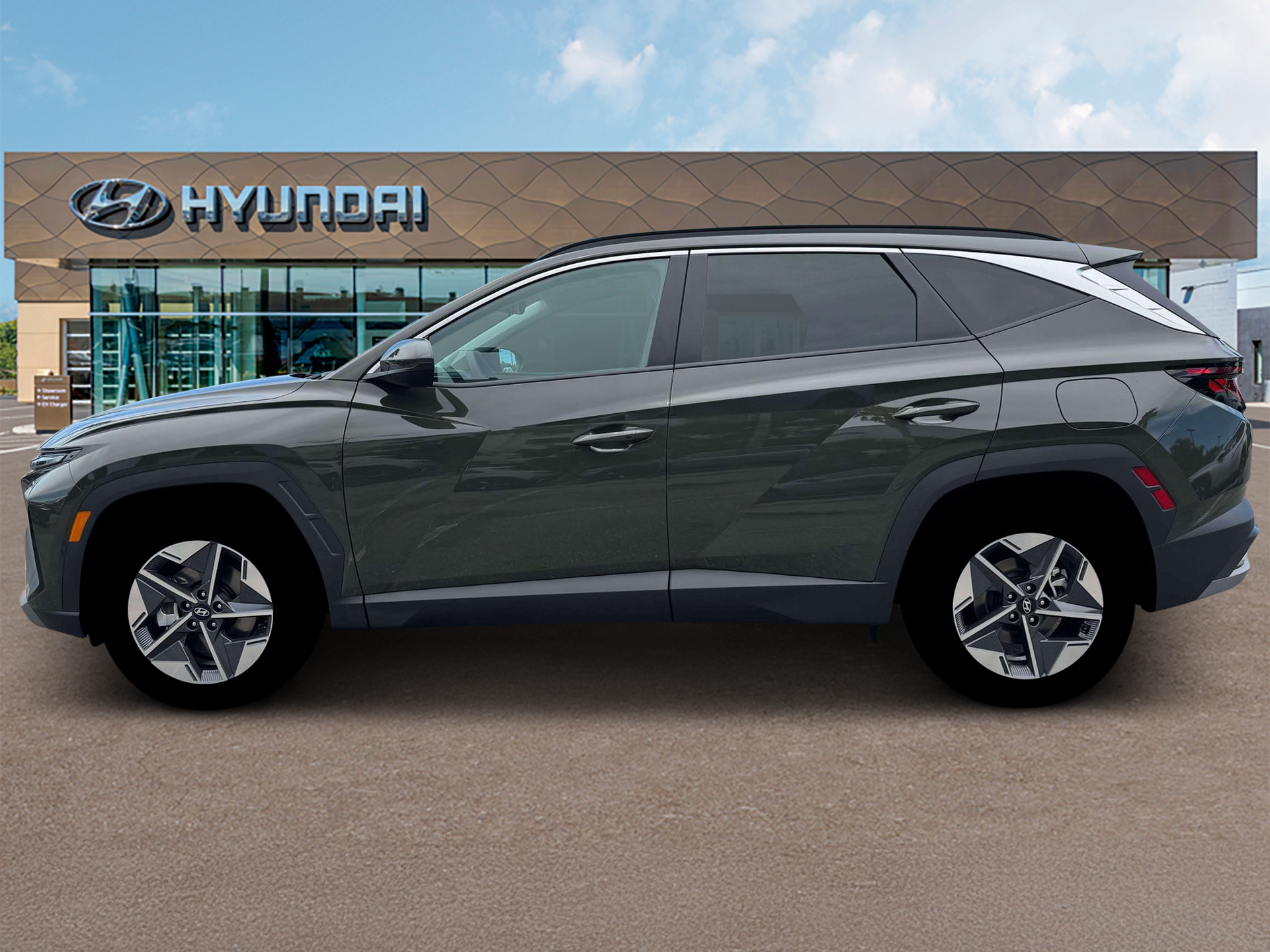 New 2026 Green Hyundai SEL AWD image 3