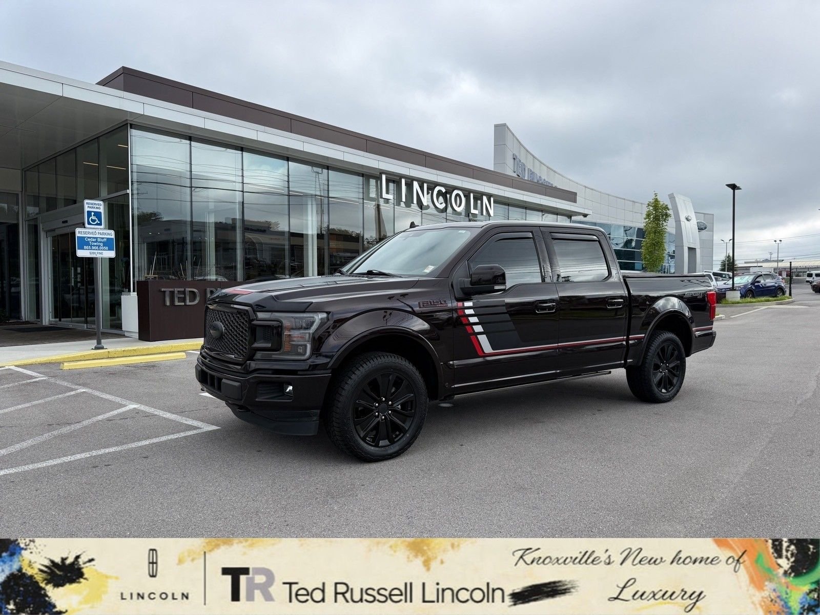 Used 2020 Magma Red Ford Lariat image 1