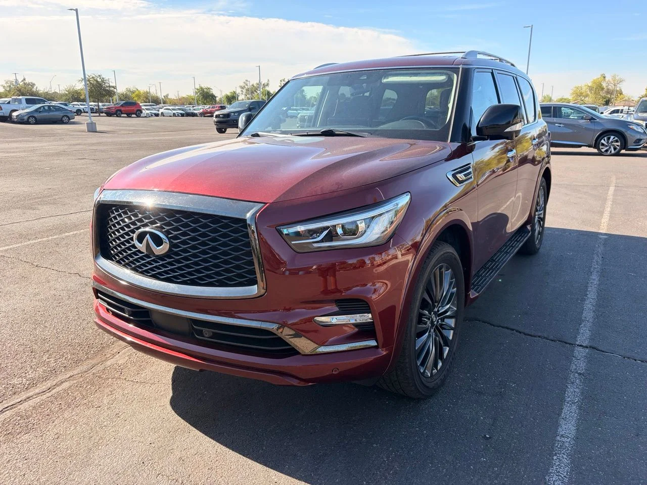 Used 2022 Coulis Red INFINITI Premium Select image 1