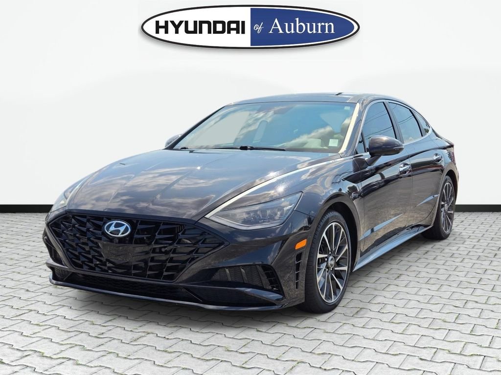 Used 2023 Blue Hyundai Limited image 10