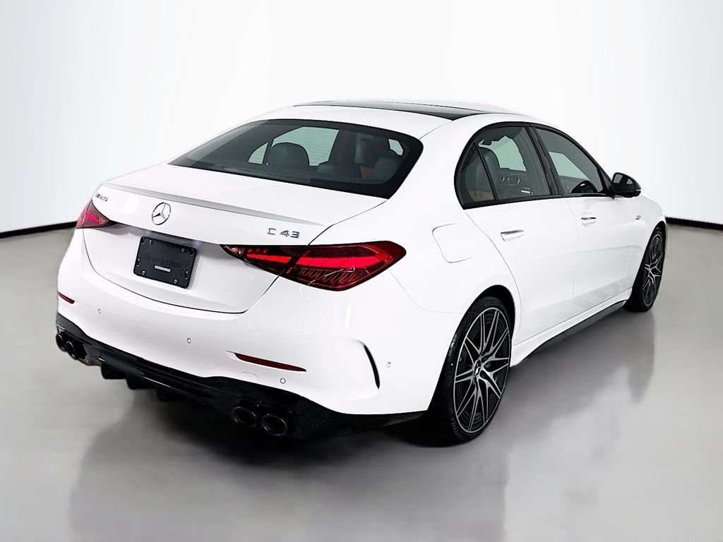 New 2026 Polar White Mercedes-Benz AMG® C 43 4MATIC® Sedan image 9