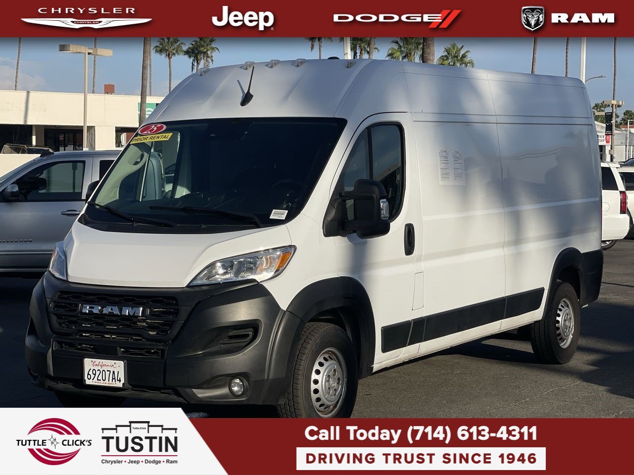Used 2025 Bright White Clearcoat Ram Tradesman image 12