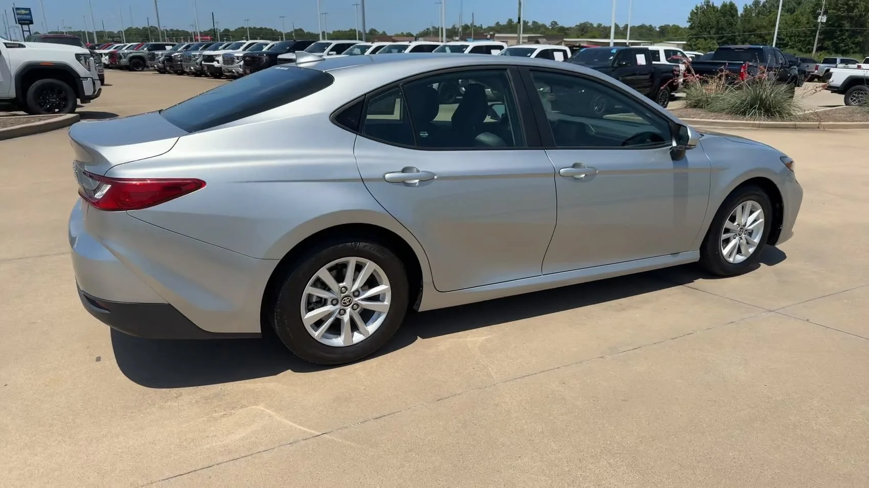 Used 2025 Celestial Silver Metallic Toyota LE image 9