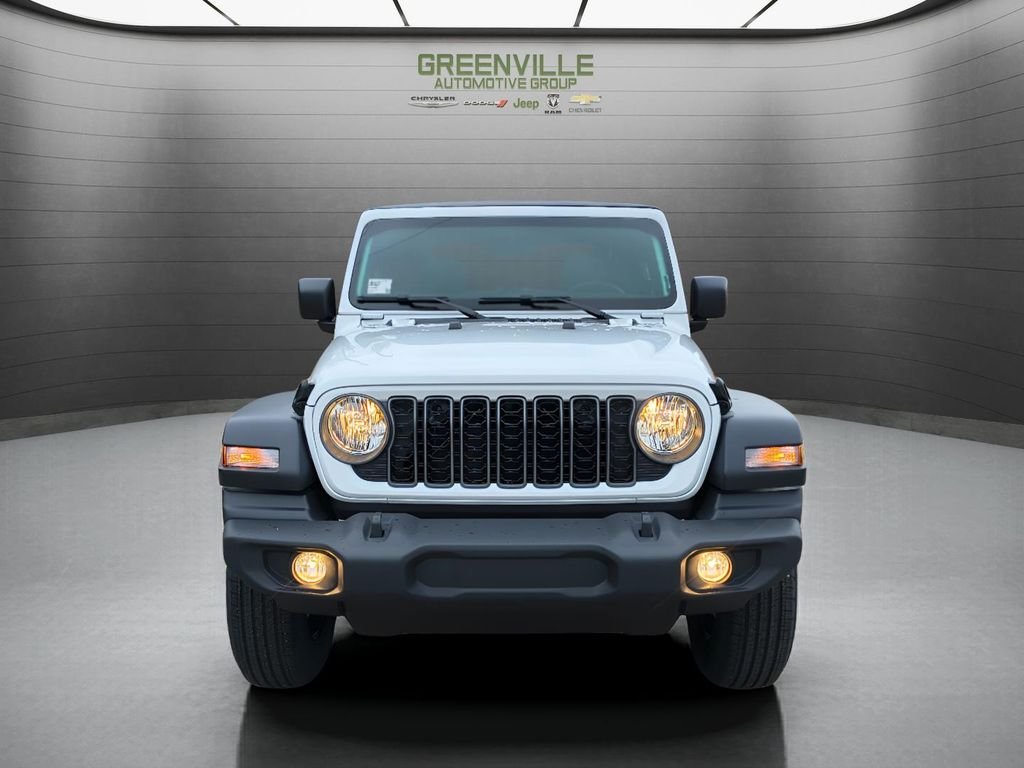 New 2026 Bright White Clear-Coat Exterior Paint Jeep 2DR Sport image 10