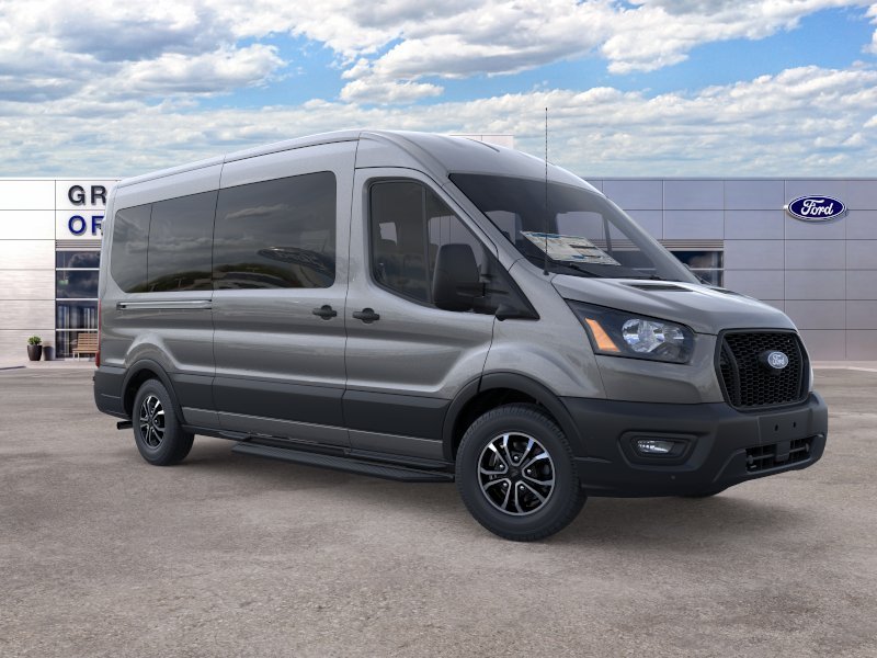 New 2026 Carbonized Gray Metallic Ford Passenger Van XL image 7