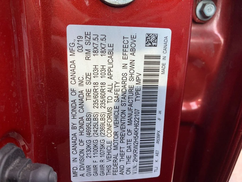 Used 2019 Red Honda EX image 39