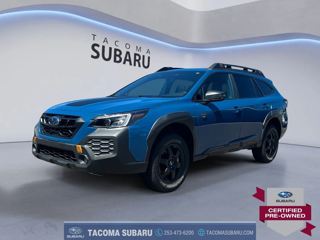Certified Used 2025 Blue Subaru Wilderness image 1