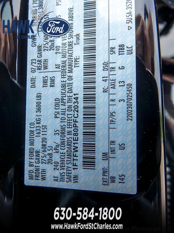 New 2023 Agate Black Metallic Ford XLT image 21