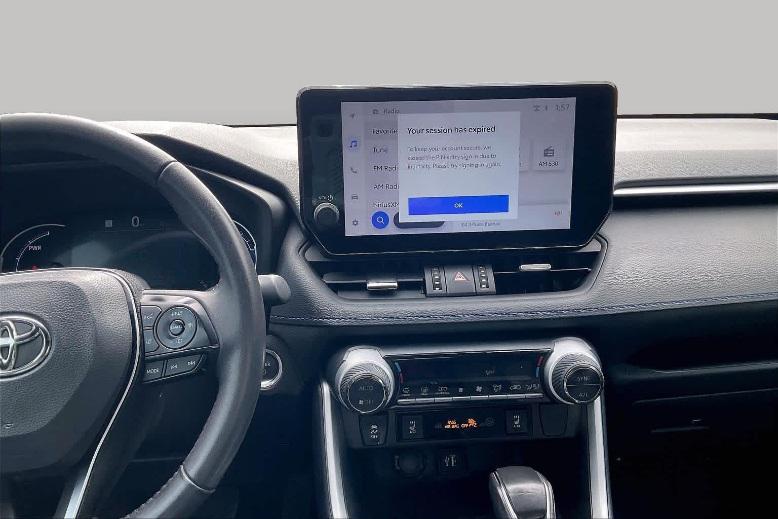 Used 2025 Silver Sky Metallic/Midnight Black Metallic Toyota Hybrid XSE image 7