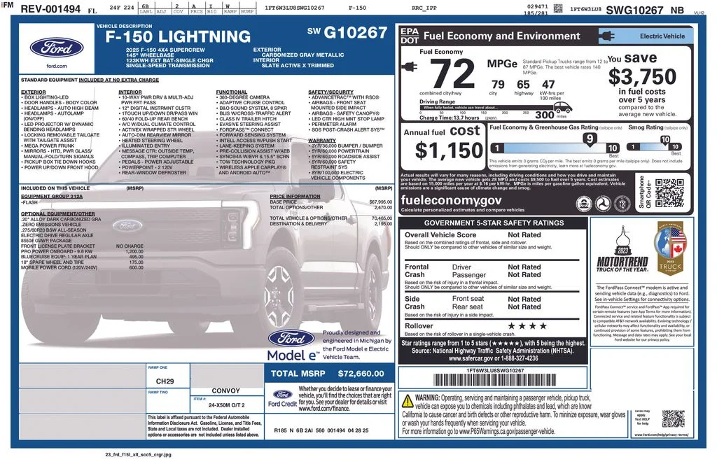 Certified Used 2025 Gray Ford Flash image 5