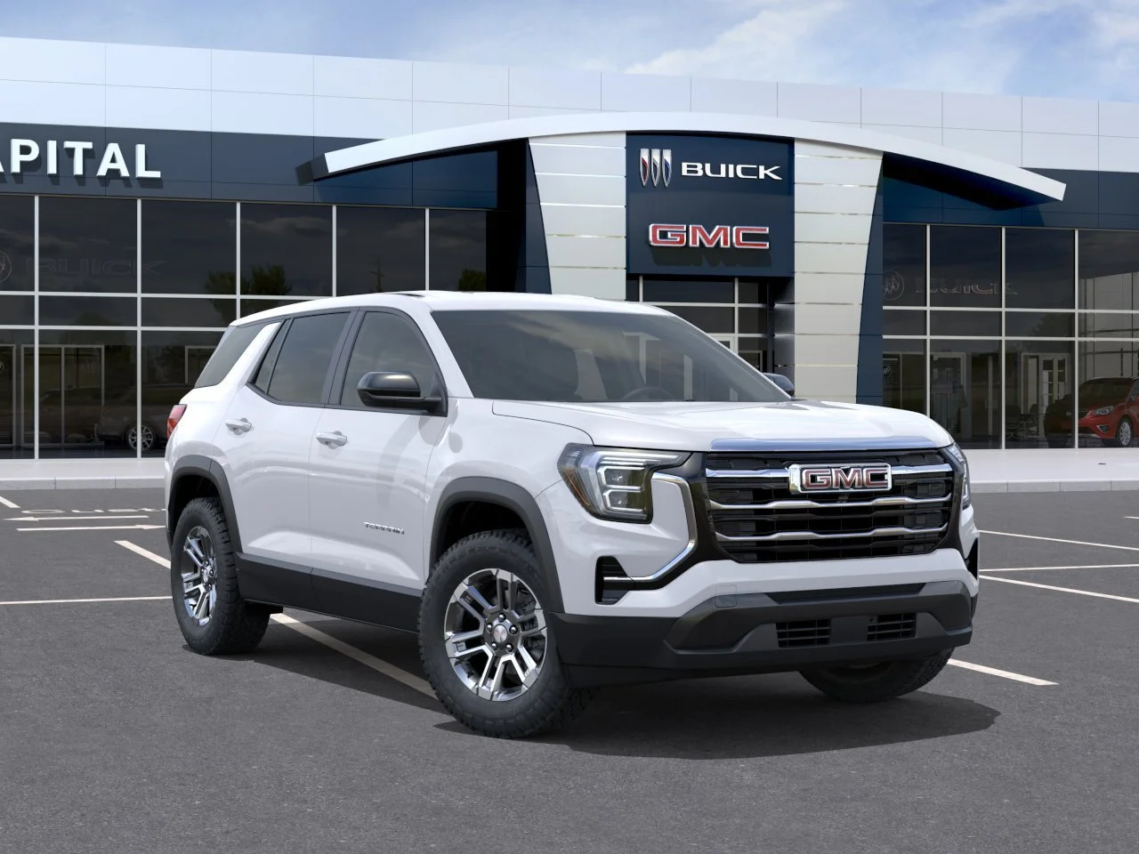 New 2027 Summit White GMC AWD Elevation image 7