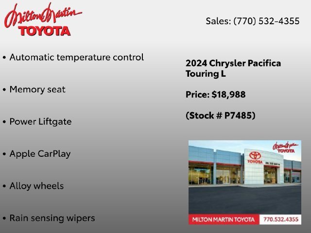 Used 2024 Black Chrysler Touring L image 2