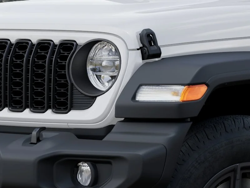 New 2026 Bright White Clear-Coat Exterior Paint Jeep Sport S image 25