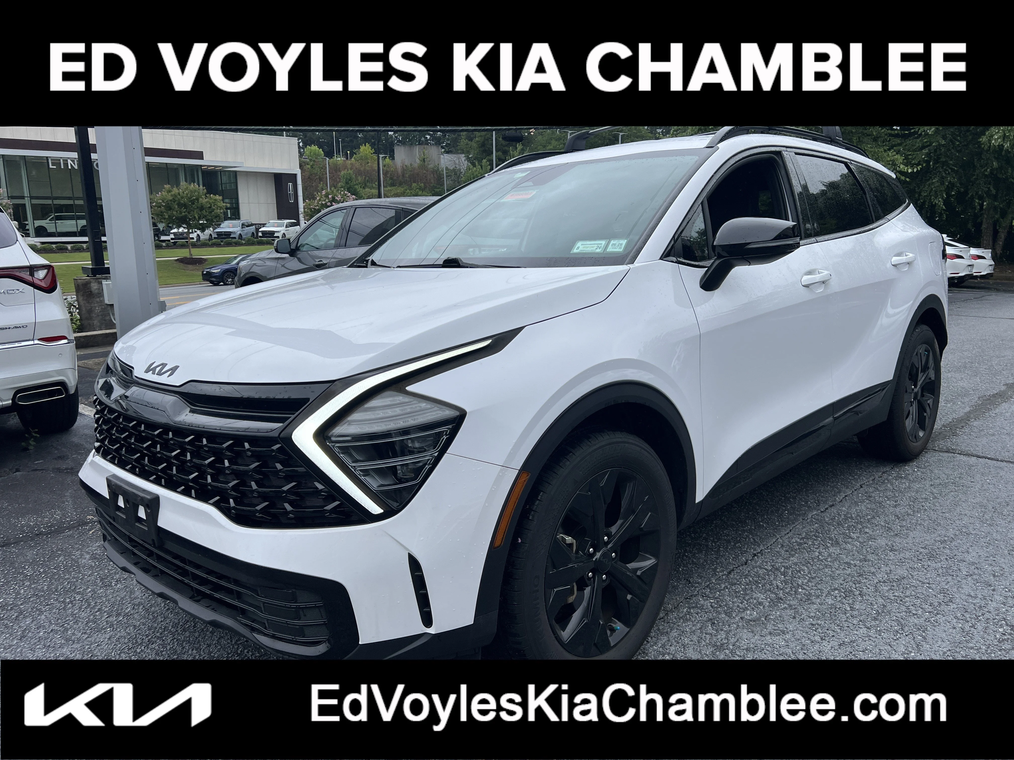 Used 2025 Glacial White Pearl Kia X-Line image 1