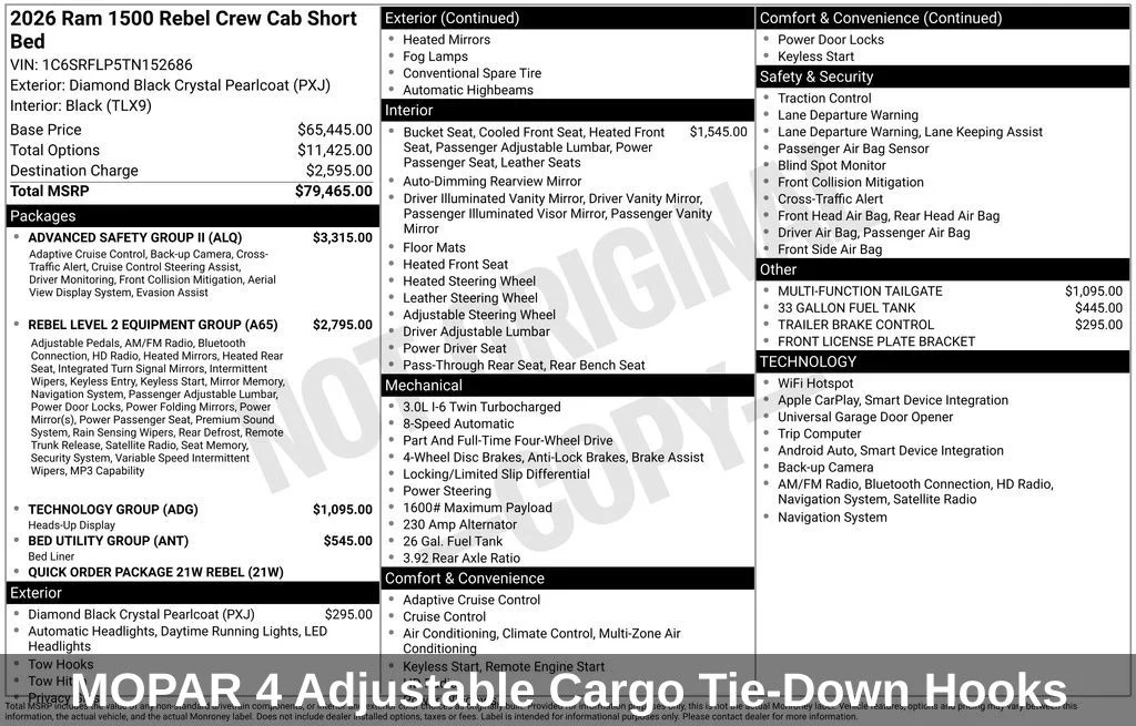 2026 RAM 1500 Rebel - Photo 54