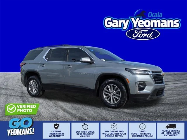 Certified Used 2023 Sterling Gray Metallic Chevrolet LT Leather image 1