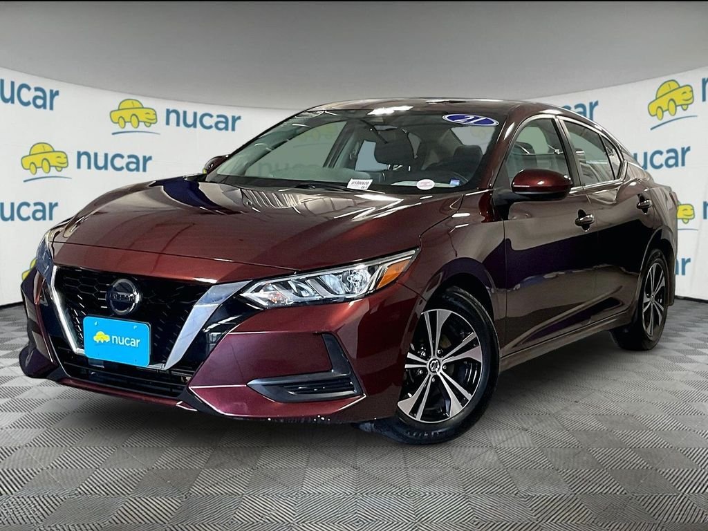 Certified Used 2021 Red Nissan SV image 3