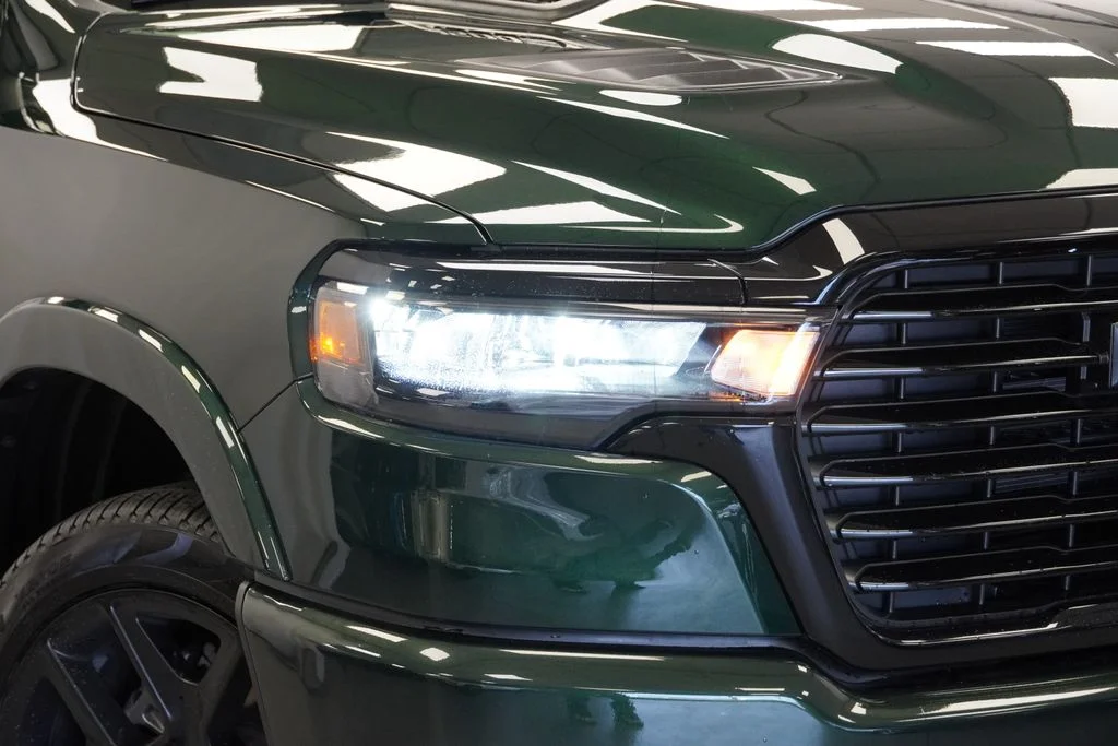 New 2026 Serrano-Green Metallic Exterior Paint RAM Laramie image 5