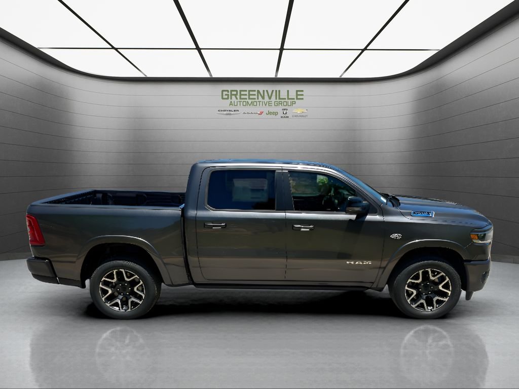 New 2026 Granite Crystal Metallic Clear-Coat Exterior Paint RAM Laramie Hemi 4x4 Crew Cab image 4