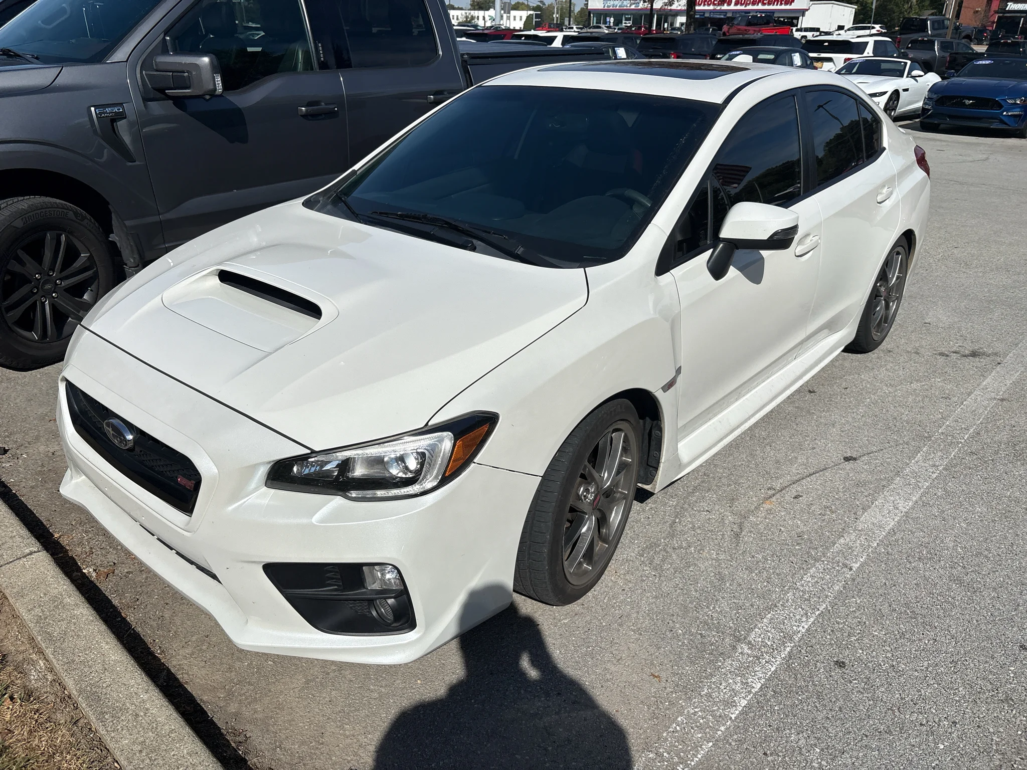 Used 2017 Crystal White Pearl Subaru STI Limited image 2