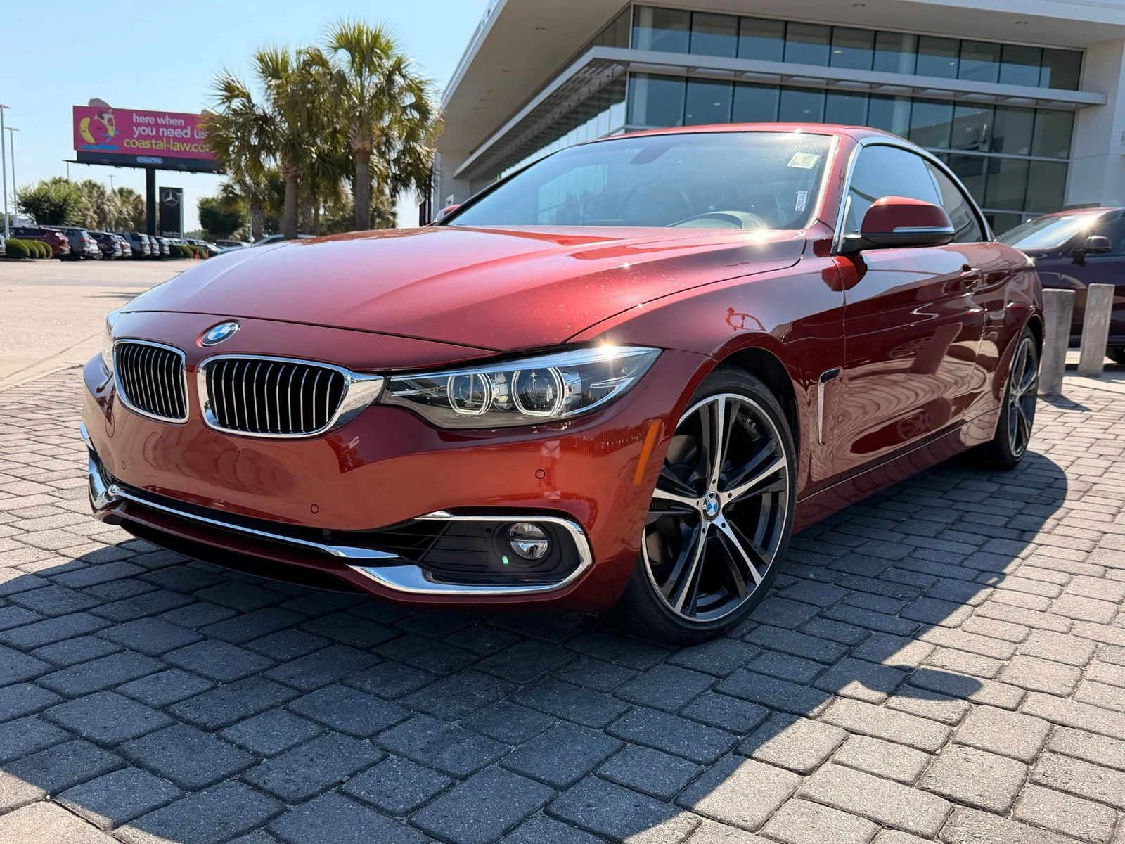 Used 2018 Sunset Orange Metallic BMW 430i image 1