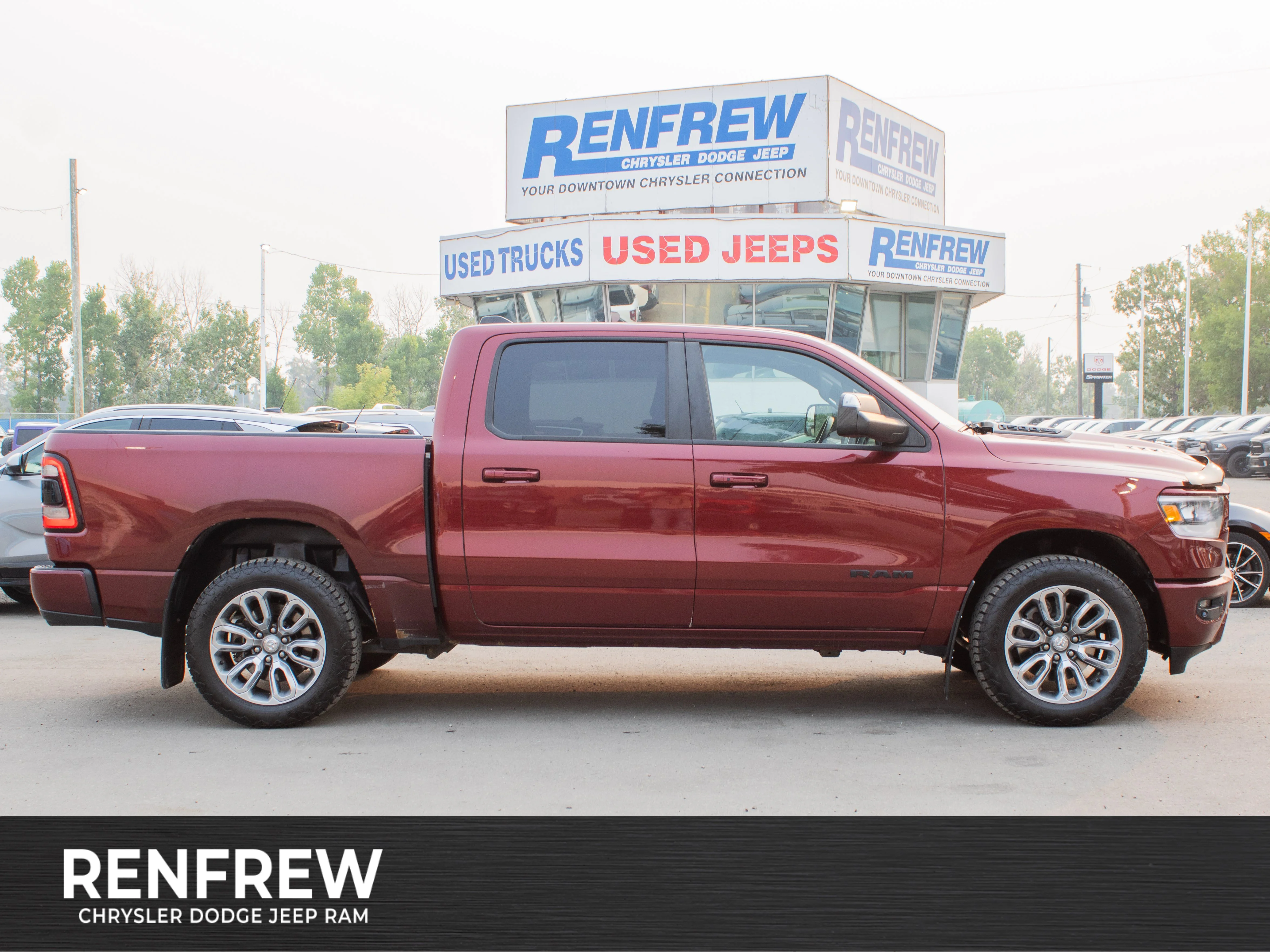 Used 2019 Red RAM Sport* | Heated & Ventilated Seats | Panoramic Sunroof | Electronic Locking Rear Differential | image 1